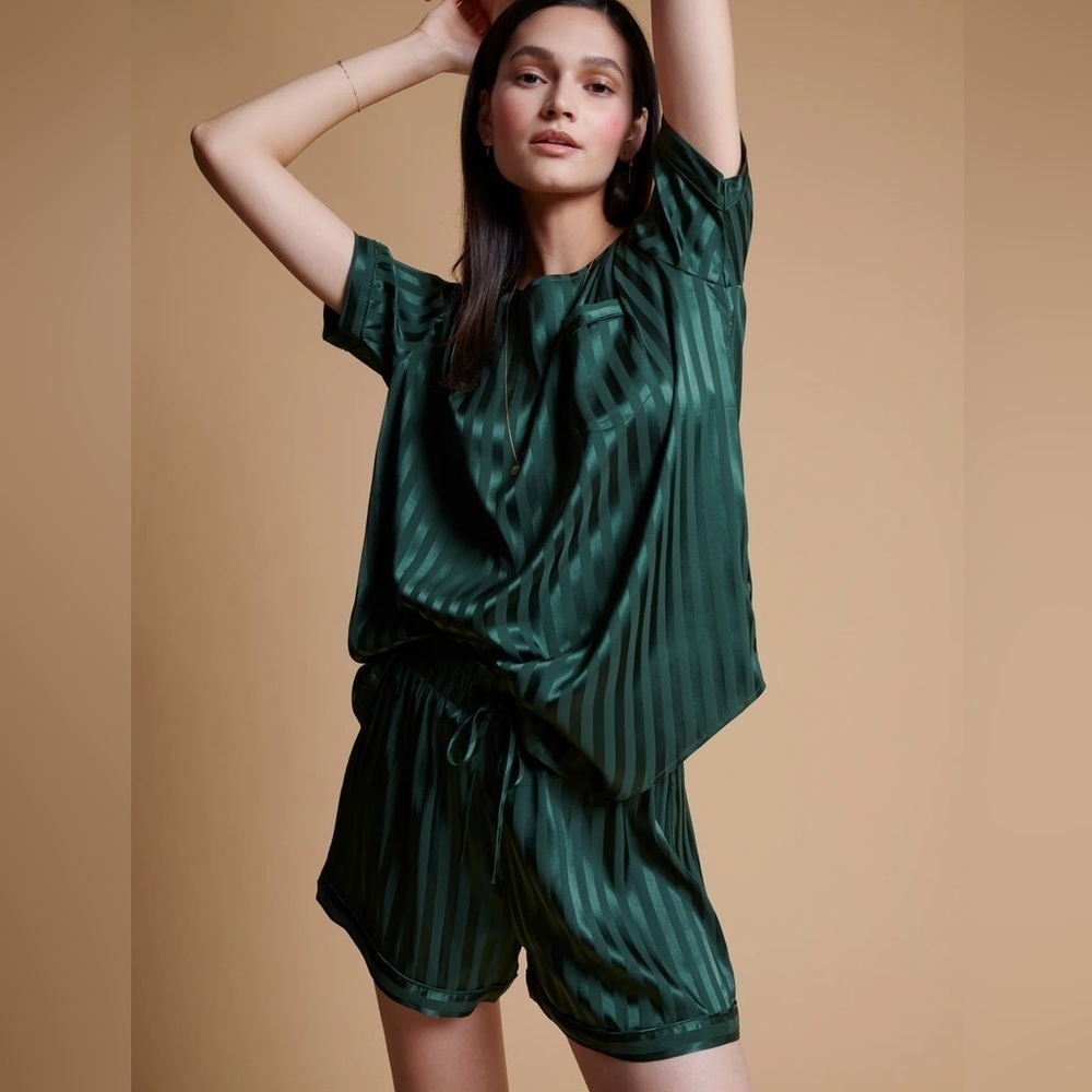 Rachel parcell green pajamas medium